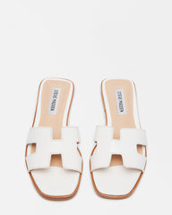 HADYN WHITE LEATHER