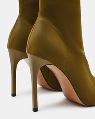 MACKENA OLIVE TECHNO SATIN